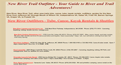 Desktop Screenshot of newrivertrailoutfitter.com